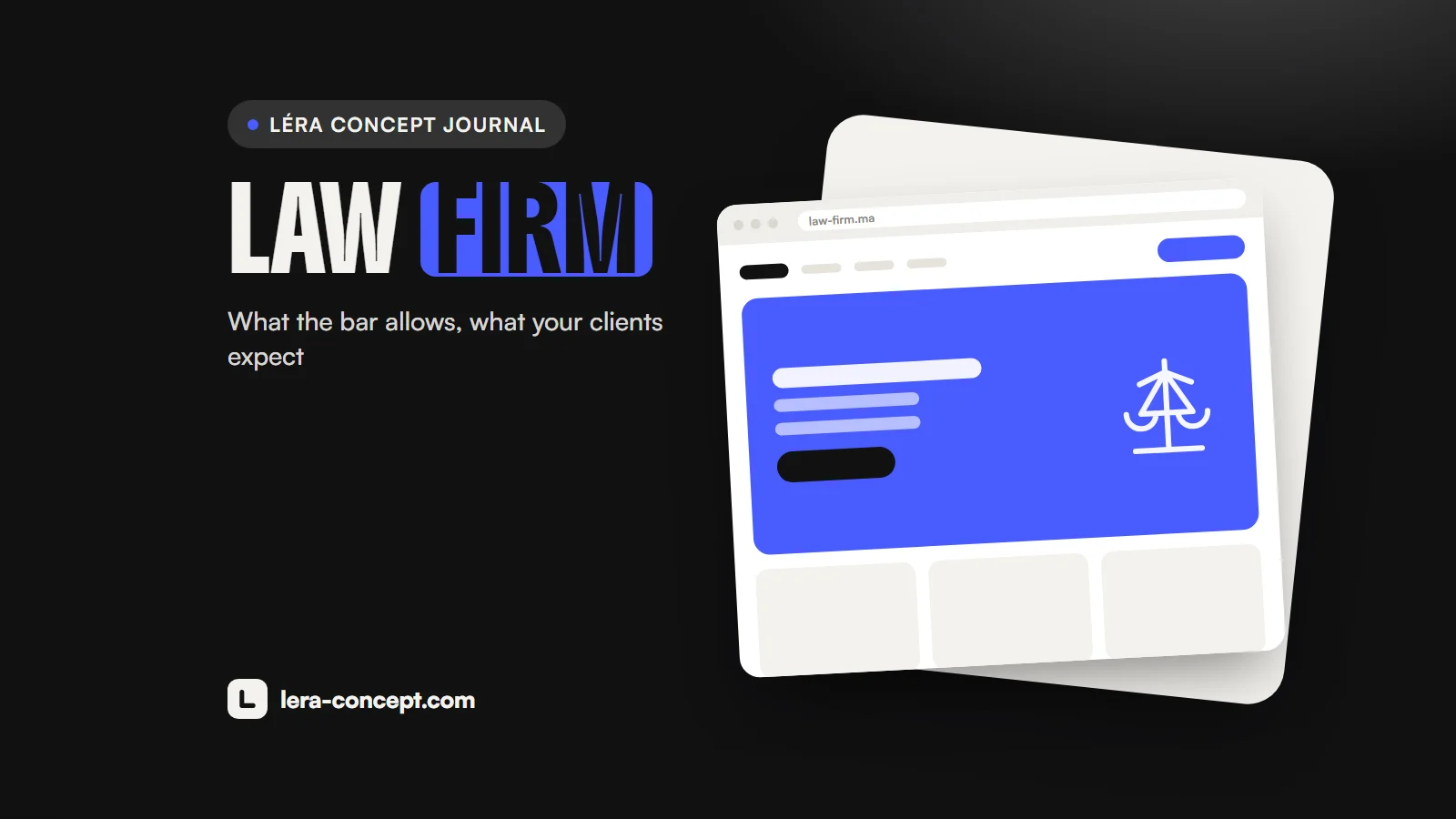 Law firm websites in Morocco: what the bar allows and what your clients expect