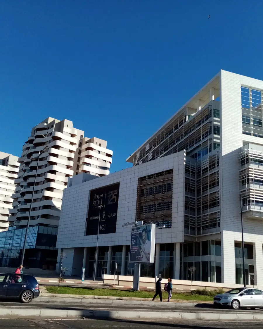 The new towers of the Casablanca Marina