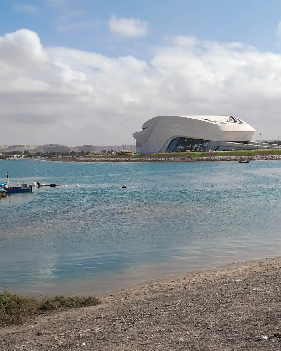 The Grand Théâtre de Rabat on the Bouregreg