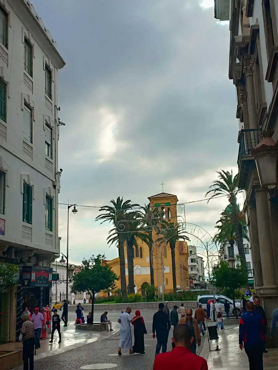An avenue in Tétouan