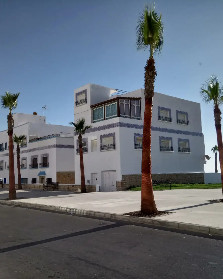 The Martil seafront, near Tétouan